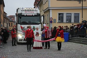 Rosenmontag auf dem Markt Sondershausen