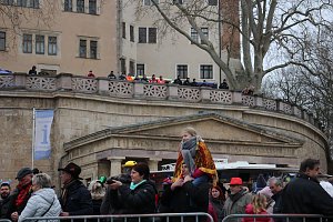 Rosenmontag auf dem Markt Sondershausen
