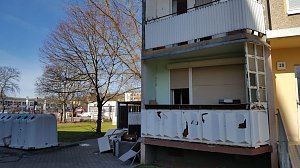Anfang dieser Woche in der Halleschen Stra&szlig;e