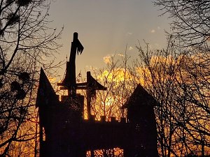 Abendstimmung auf dem Petersberg