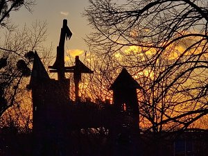 Abendstimmung auf dem Petersberg