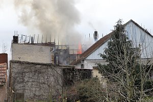 Dachstuhlbrand in W&uuml;lfingerode