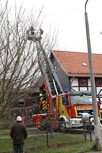 Dachstuhlbrand in W&uuml;lfingerode