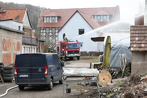 Dachstuhlbrand in W&uuml;lfingerode