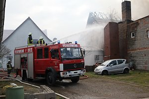 Dachstuhlbrand in W&uuml;lfingerode
