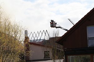 Dachstuhlbrand in W&uuml;lfingerode