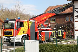 Dachstuhlbrand in W&uuml;lfingerode