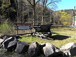 Peter Blei unterwegs an der Eisfelder Talmühle