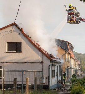 Wohnhaus brannte in Ilfeld