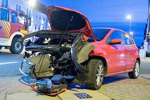 Crash auf der Kreuzung