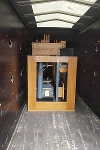 Abgebaut, transportiert und aufgebaut