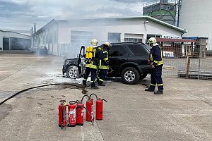 Feuerwehreinsatz in Neuheide
