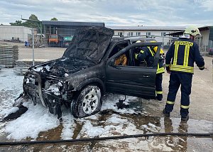 Feuerwehreinsatz in Neuheide