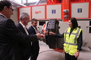 Maschinentaufe bei Schachtbau