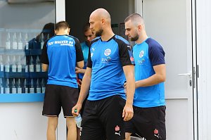 Trainingsauftakt des Oberliga-Kaders im AKS