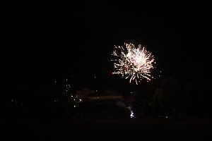 Teich in Flammen