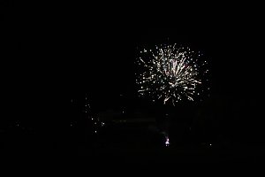 Teich in Flammen