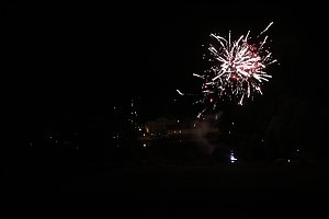 Teich in Flammen