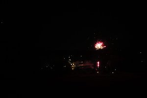 Teich in Flammen