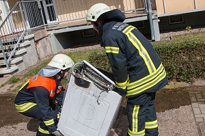 Defekte Waschmaschine führte zu Feuerwehreinsatz