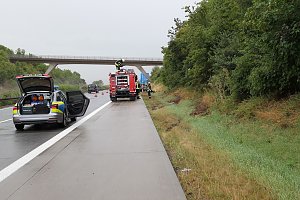 Unfall auf der A 38