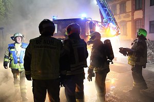 Gro&szlig;feuer am Nordh&auml;user Grimmel