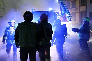 Gro&szlig;feuer am Nordh&auml;user Grimmel