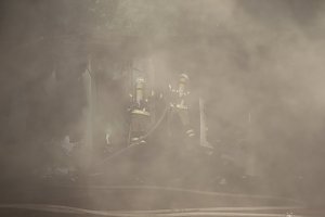 Gro&szlig;feuer am Nordh&auml;user Grimmel