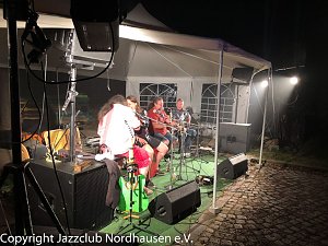 Drittes open air Jazzsommerkonzert mit der Cotton Men Blues Band
