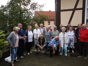 Wiedervereint nach 70 Jahren - in Ilfeld trafen sich 21 ehemalige Klassenkameraden zum 70. Jubil&auml;um