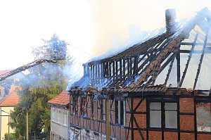 Gro&szlig;brand in Bleicherode