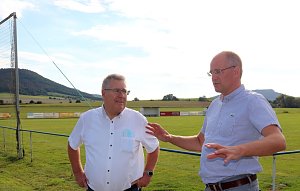 Landrat Matthias Jendricke zu Gast in Lipprechterode