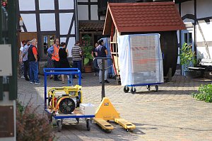 &Uuml;bung im Tabakspeicher