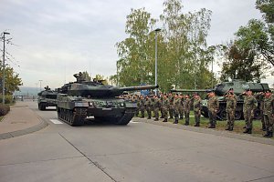 Panzerkompanie in Bad Frankenhausen verabschiedet 