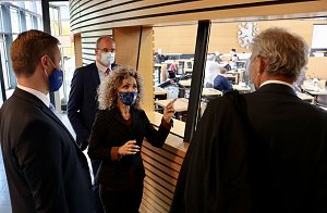 Besuch aus dem Partnerlandkreis Unterallgäu