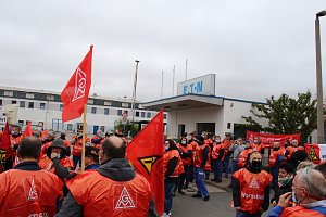 Warnstreik bei Eaton