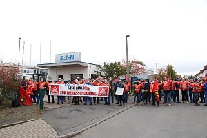 Warnstreik bei Eaton