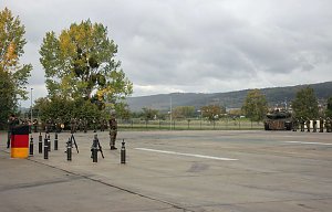 Kommandeurswechsel beim Panzerbataillon 393 "Th&uuml;ringer L&ouml;we" in der Kyffh&auml;user Kaserne Bad Frankenhausen statt....