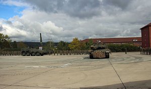 Kommandeurswechsel beim Panzerbataillon 393 "Th&uuml;ringer L&ouml;we" in der Kyffh&auml;user Kaserne Bad Frankenhausen statt....
