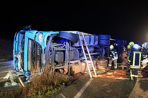 LKW-Unfall auf der A 38