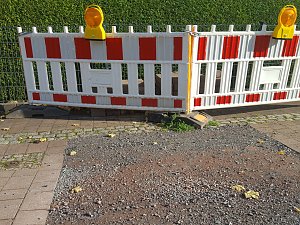 Verlassene Baustelle am Buchholzer Weg