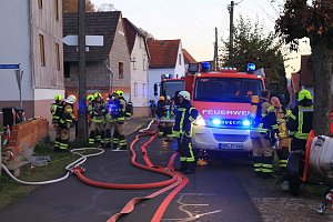 Geb&auml;udebrand in Rodishain