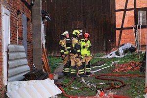 Geb&auml;udebrand in Rodishain