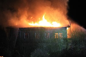 Brand auf dem Bahngel&auml;nde in Nordhausen