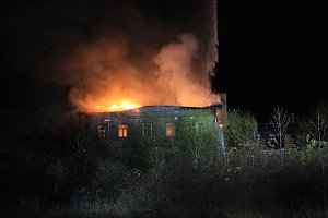 Brand auf dem Bahngel&auml;nde in Nordhausen