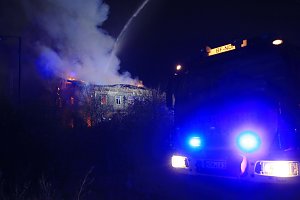 Brand auf dem Bahngel&auml;nde in Nordhausen