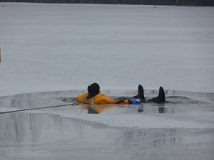 Eisgebadet