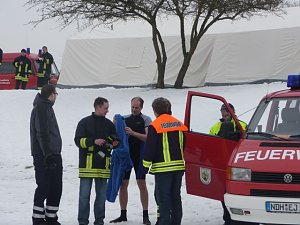 Eisgebadet