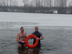 Eisgebadet