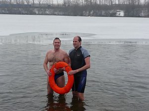 Eisgebadet